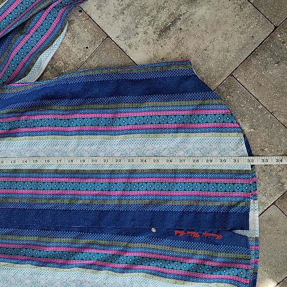 Robert Graham Striped Multicolor Flip Cuffs Long Sleeve Button-down Sz XL - Picture 11 of 11